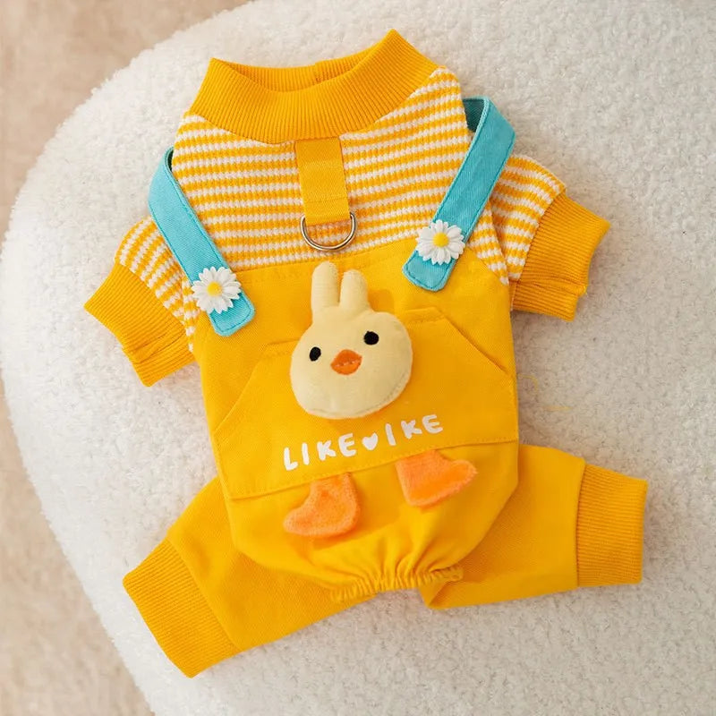 New Luxury Dog Clothes Puppy Costume Striped Jumpsuit Pet Clothes for Dog Sweatshirt Chihuahua French Bulldog Romper