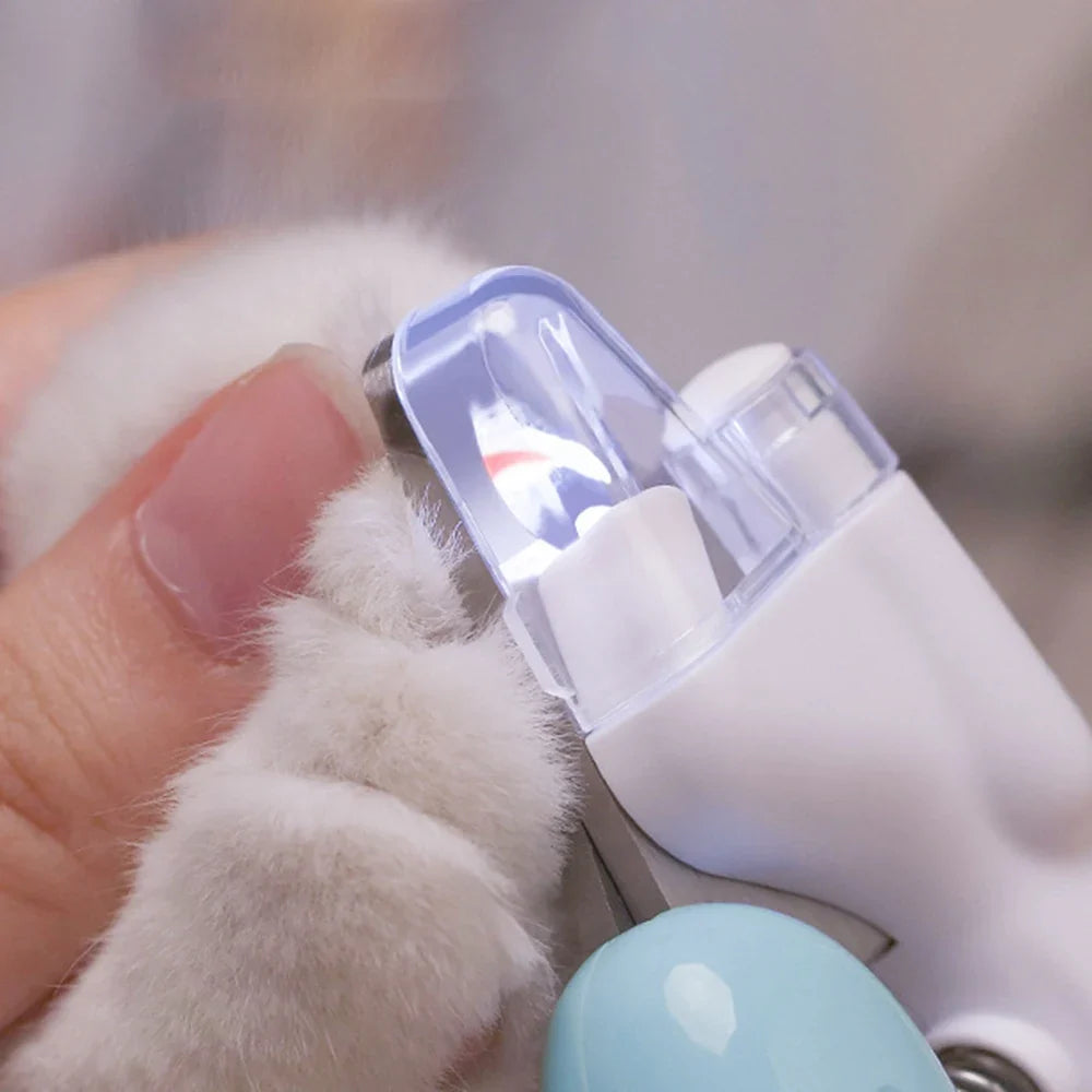 Cat Nail Clippers LED Light Precision Safety Claw Trimmer Tool - Detail Angle 6 | Majestic Pet Kingdom