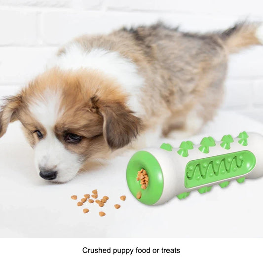 Dog Toothbrush Rubber Stick Dental Teething Chew Cleaning Toy