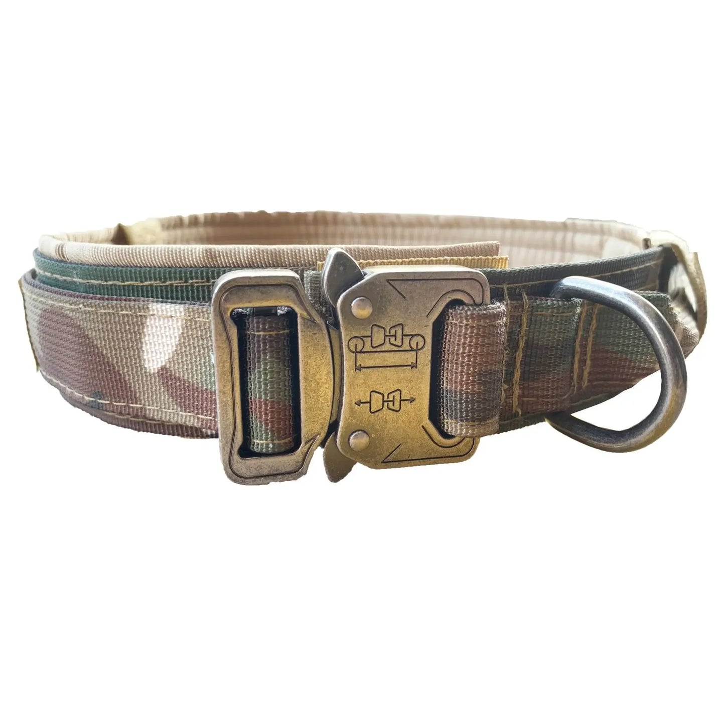 actical Dog Collar  Adjustable Military Training Nylon Dog Collar with  Heavy Metal Buckle for Medium and Large Dogs - Blue | Purrfect Pet Kingdom