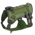 Tactical Chest Strap Large Dog Explosion proof Outdoor Anti slip Tank Top Pet Traction Dog Harness Reinforcement Loop Dog Walkin - Majestic Pet Kingdom
