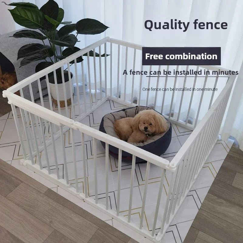 68CM in High Dog Fence Barrier Indoor DIY Poodle Teddy Fences Freely Combined Thickened Rabbit Cage Spliced Pet Guardrails - Majestic Pet Kingdom