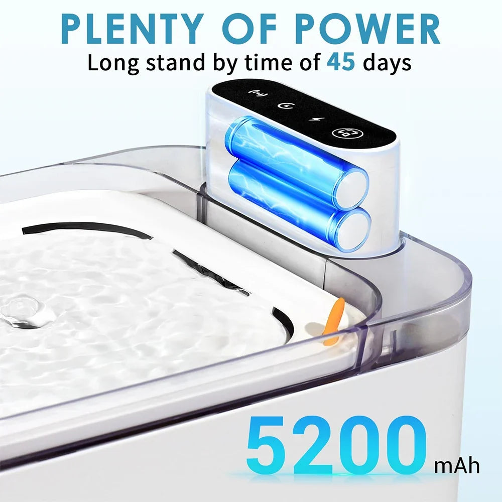 3L Automatic Cat Water Fountain USB Cable/Battery Operated Smart Sensing Sensor Dog Cat Dispenser Pet Cats Drinker with Filter - Majestic Pet Kingdom