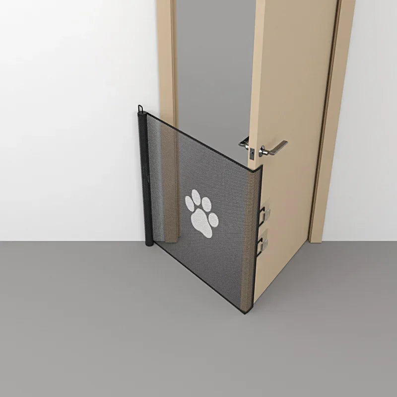 Retractable Pet Safety Gate Dog Cat Indoor Walkway Barrier Net