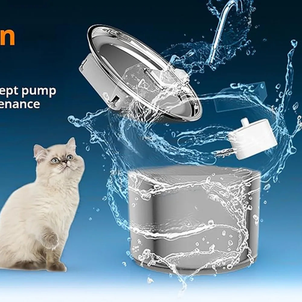 3L Wireless Cat Water Fountain Auto Sensor Drinking Fountain For Cats Dog Drinker Pet Water Dispenser Accessories - Majestic Pet Kingdom