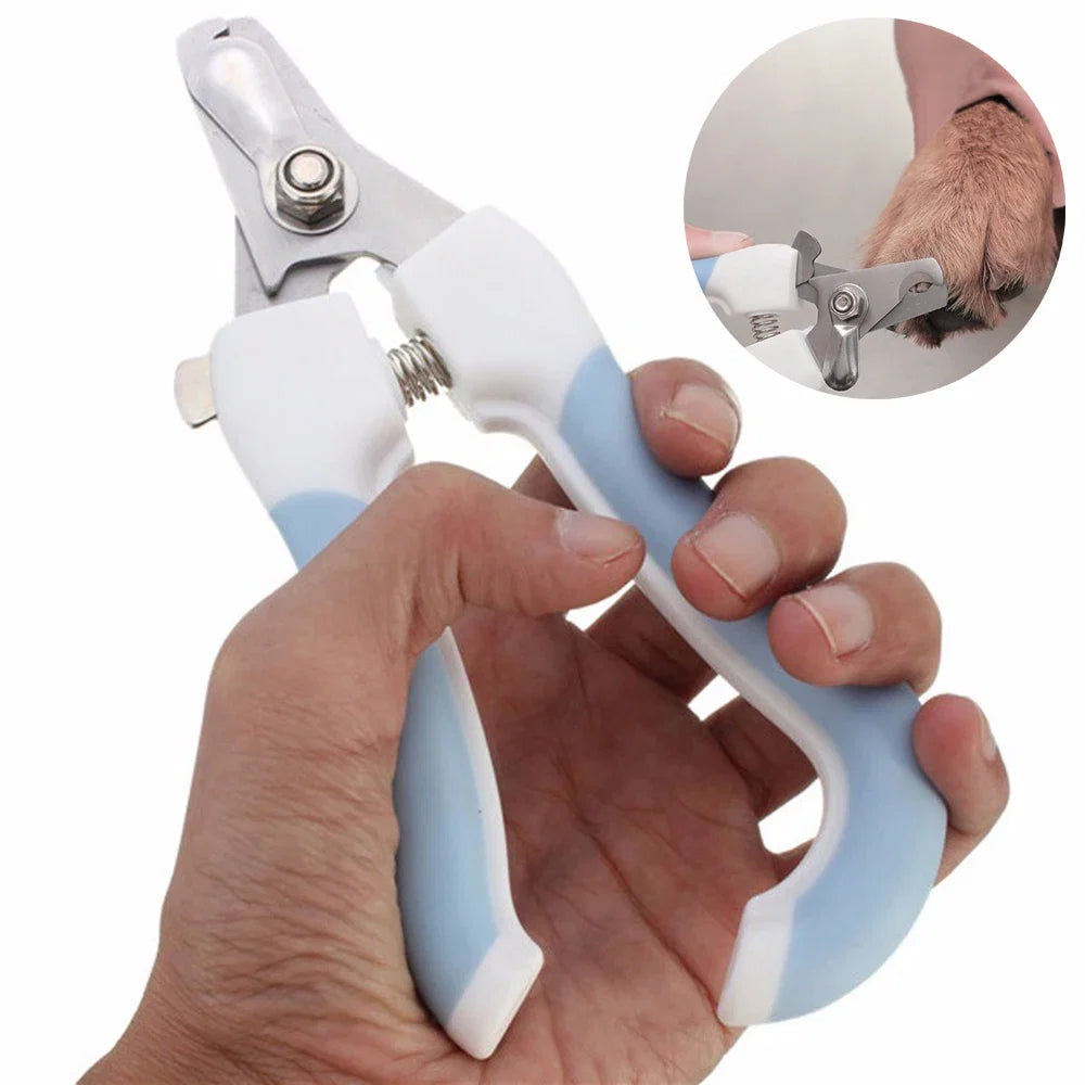 Dog Nail Clippers Professional Stainless Steel Safety Trimmer - Main Feature View | Majestic Pet Kingdom