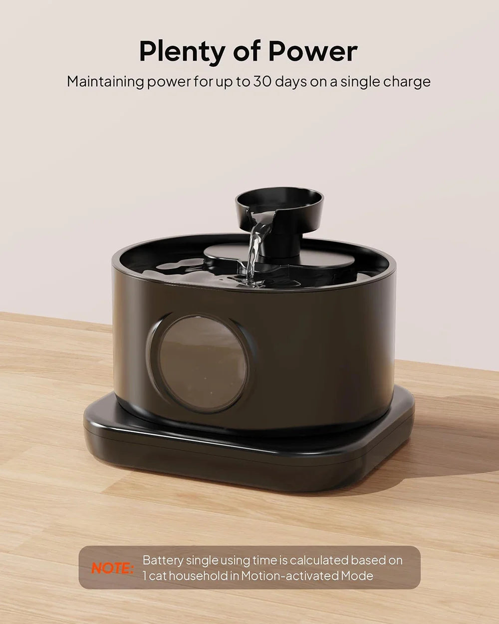 3L Wireless Recharging Sensor Cat Water Drinking Fountain Battery Operated Automatic Pet Motion Sensor Dog Water Dispenser Bowl - Majestic Pet Kingdom