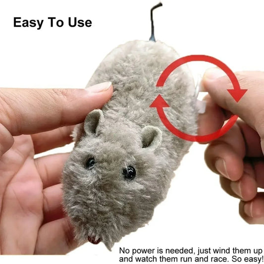 Cat Toy Automatic Swinging Tail Fan Interactive Chase Play Toy