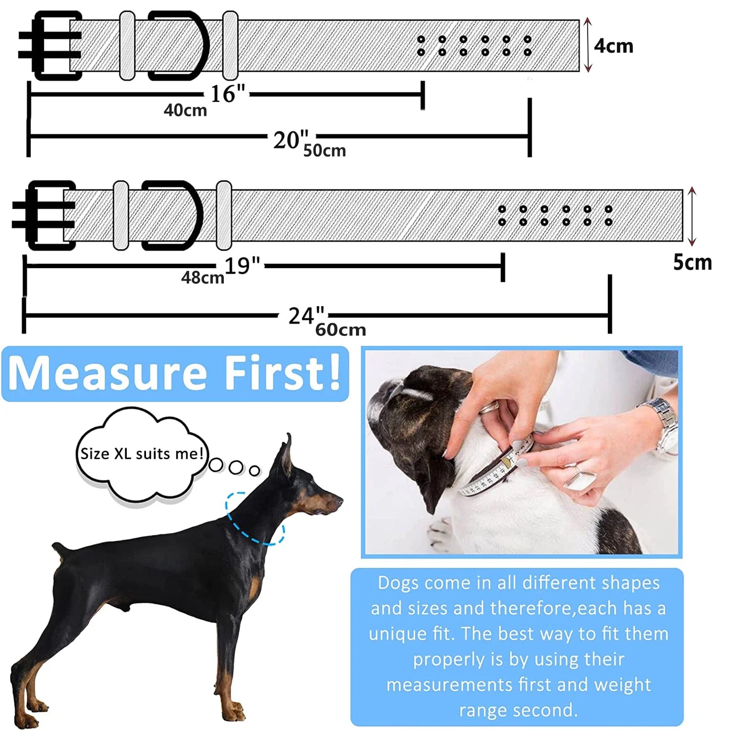 Heavy Duty Wide Military Thick Dog Collars for Large Dogs Adjustable Strong Nylon Tactical Pet Collar with 2-Rows Metal Buckle - Red | Purrfect Pet Kingdom