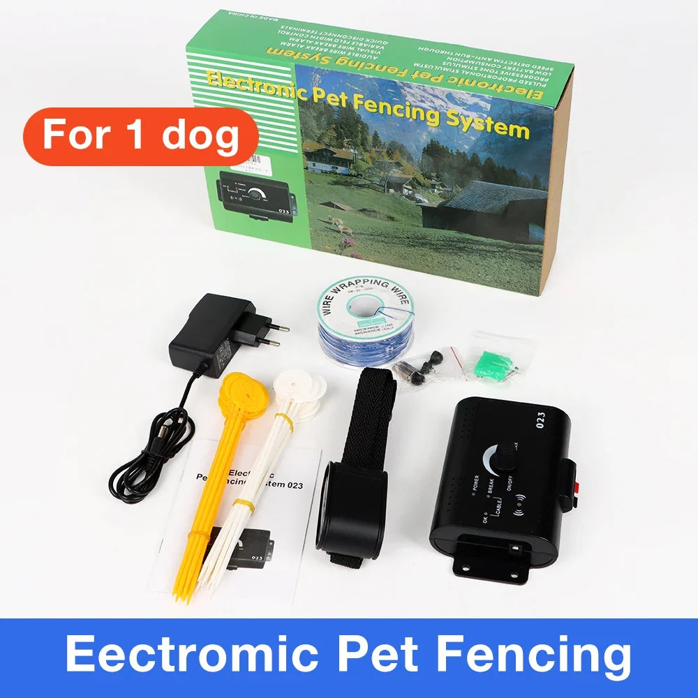 Dog Electric Fence HT-023 Shock Training Collar Pet System Wired