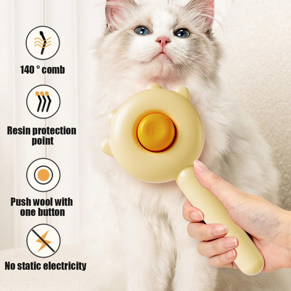 Cat Grooming Brush Magic Massage Needle Comb Deshedding Tool