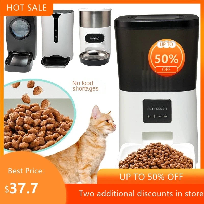 Intelligent Pet Feeder Timed Automatic Quantitative Feeding Machine | Majestic Pet Kingdom™