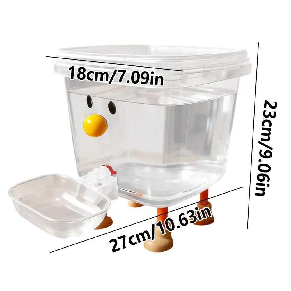 Majestic Pet Kingdom - 3/5L Automatic Pet Water Dispenser Smile Face Auto Cat Dog Fountain Bowl Large Capacity Pet Water Feeder for Home Indoor Use View 7