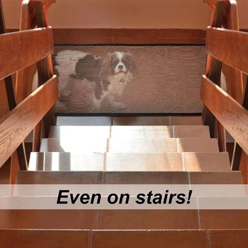 Dog Fence Dog Gate Ingenious Mesh For Indoor and Outdoor Safe Pet Dog gate Safety Enclosure Pet supplies baby safety gate - Majestic Pet Kingdom
