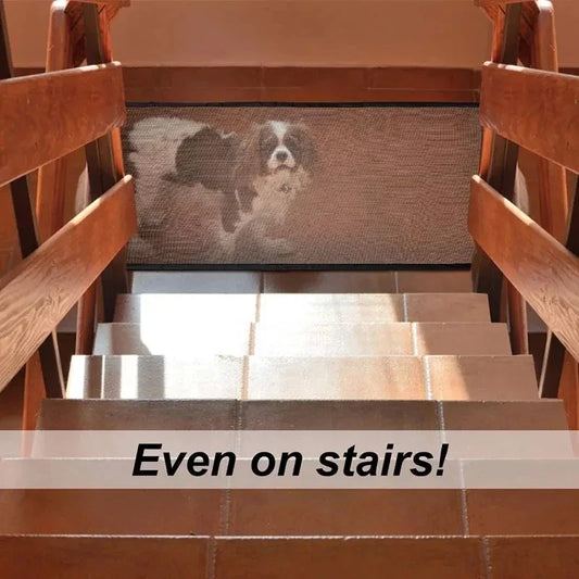 Dog Fence Dog Gate Ingenious Mesh For Indoor and Outdoor Safe Pet Dog gate Safety Enclosure Pet supplies baby safety gate - Majestic Pet Kingdom