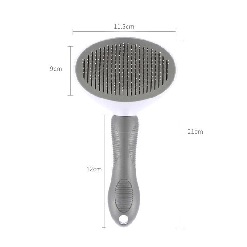 Dog Slicker Brush Self-Cleaning Hair Remover Massage Groomer
