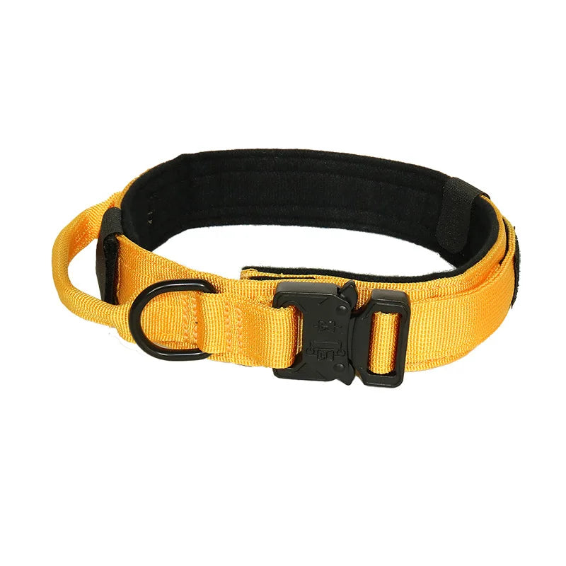Pet Products Outdoor Tactical Dog Collar Metal Buckle Breathability Nylon Collar Medium and Large Dog Training Neck Collar Dog - camouflage color | Purrfect Pet Kingdom