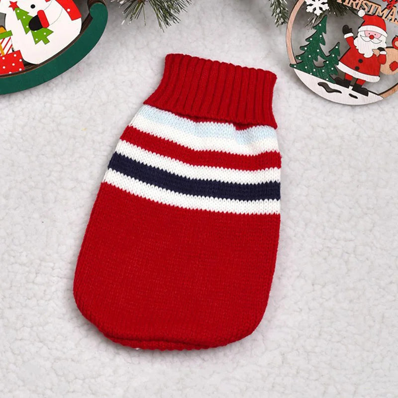 Christmas Cat Sweater Winter Warm Pet Costume for Cats Kedi katten Sphynx Clothing Mascotas Clothes for Dog Animals ropa de gato - Majestic Pet Kingdom
