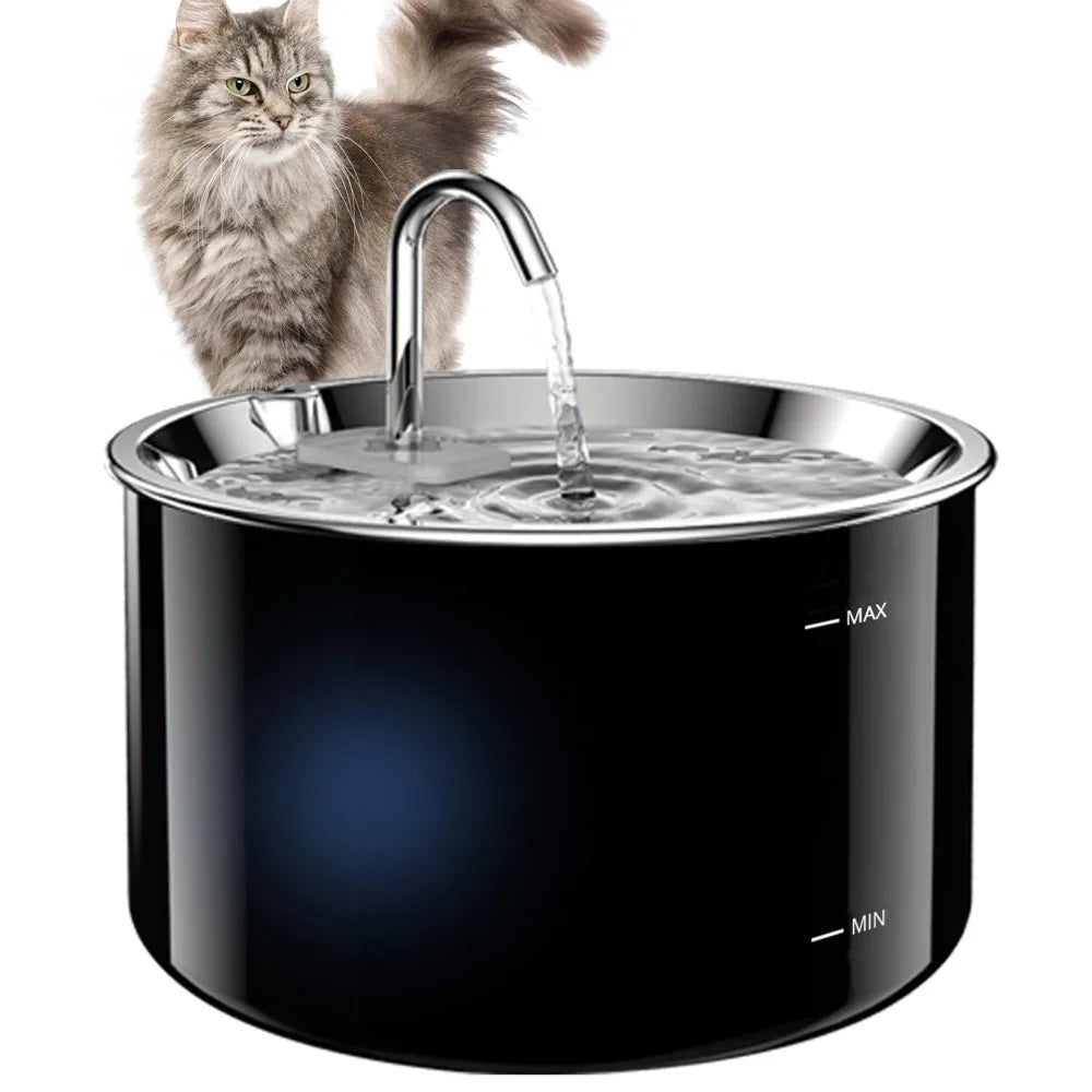 3L Wireless Cat Water Fountain Auto Sensor Drinking Fountain For Cats | Majestic Pet Kingdom™