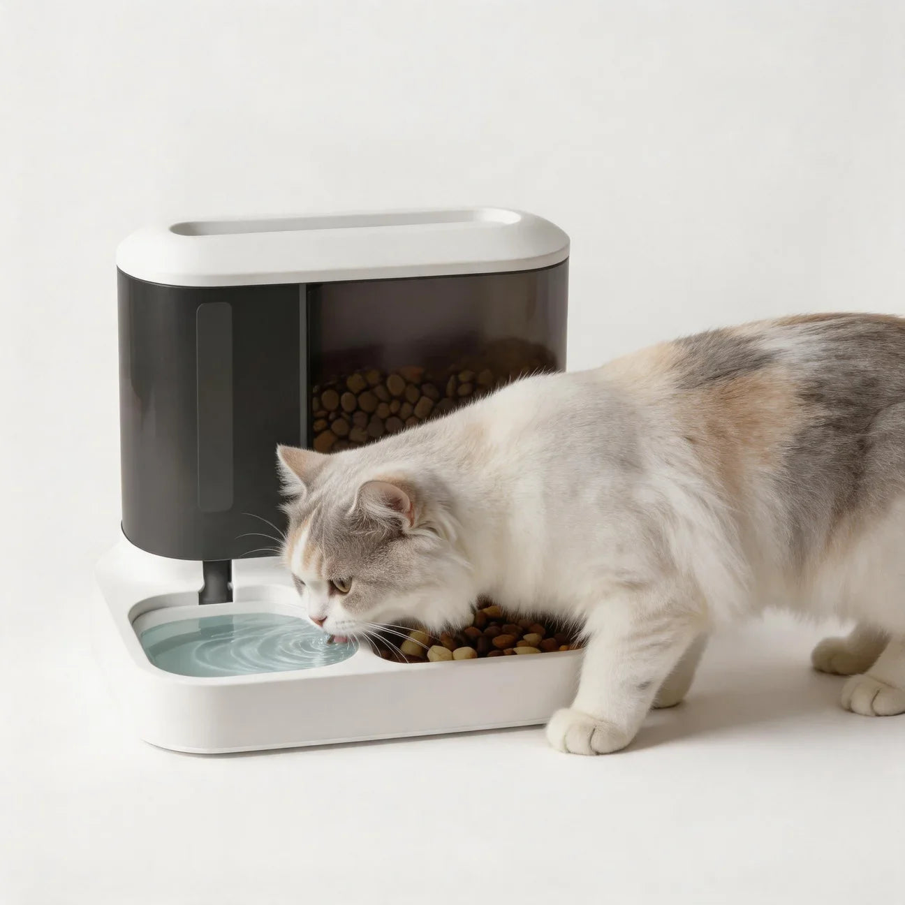 Automatic Pet Feeder Water Bowls Food Intelligent Electric Pet Food Dish Smart Timer Dog Bowl All-in-One Feeding Station - Majestic Pet Kingdom