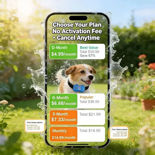 Dog GPS Tracker 4G Real-Time Waterproof IP67 Collar Device