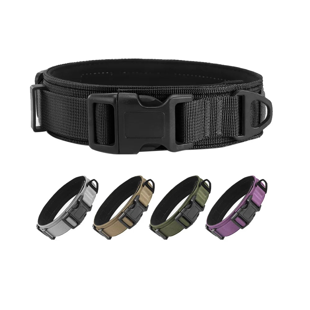 Large Medium Dog Tactical Collar High Strength Tensile Explosion-Proof | Majestic Pet Kingdom™