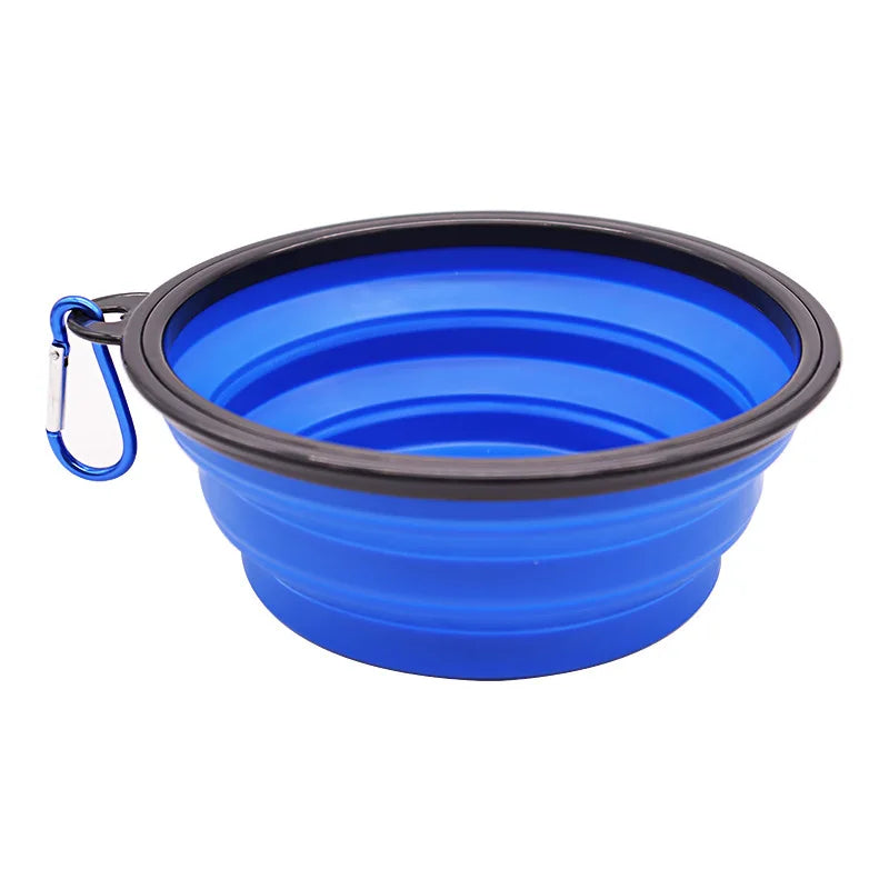 Portable Foldable Dog Bowl | Soft Silicone Travel Bowl for Food and Water