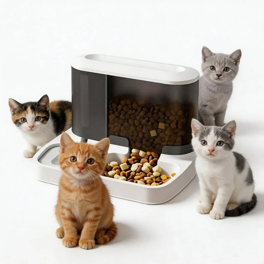 Automatic Pet Feeder Water Bowls Food Intelligent Electric Pet Food | Majestic Pet Kingdom™