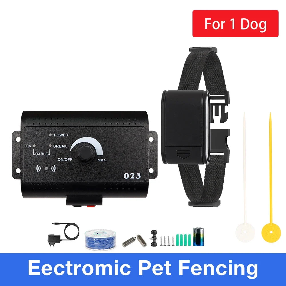 Electronic Dog Fence 1.2 Acres Adjustable Training System