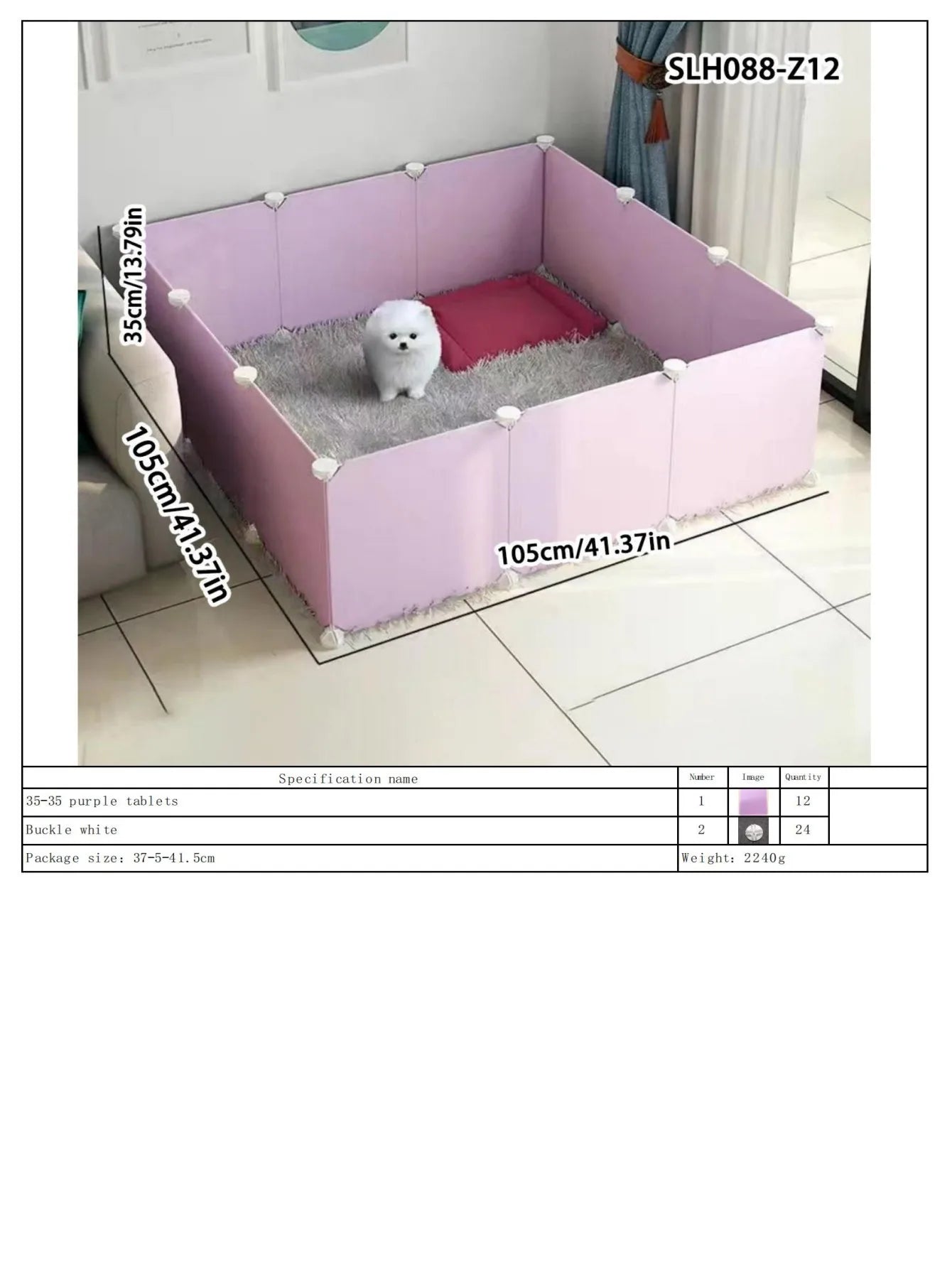 Dog Pet Fence Indoor Isolation Gate Dog Cage Small Dog Iron Guardrail Freely Combinable Cat and Dog Pet Fence - Majestic Pet Kingdom