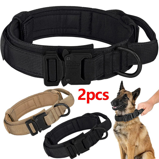 Tactical Dog Collar Adjustable Military Nylon Dog Collar with Control | Majestic Pet Kingdom™