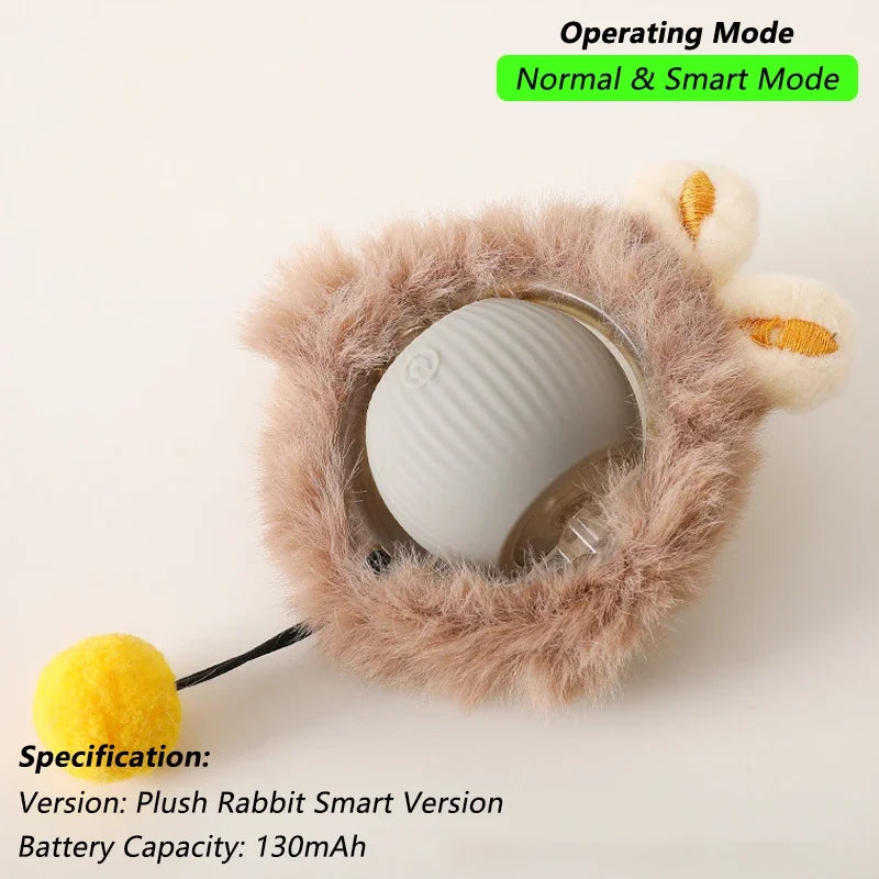 Interactive Smart Cat Toy Ball | Automatic Rolling Ball with Obstacle Avoidance