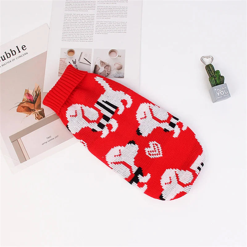 Christmas Cat Sweater Winter Warm Pet Costume for Cats Kedi katten Sphynx Clothing Mascotas Clothes for Dog Animals ropa de gato - Majestic Pet Kingdom