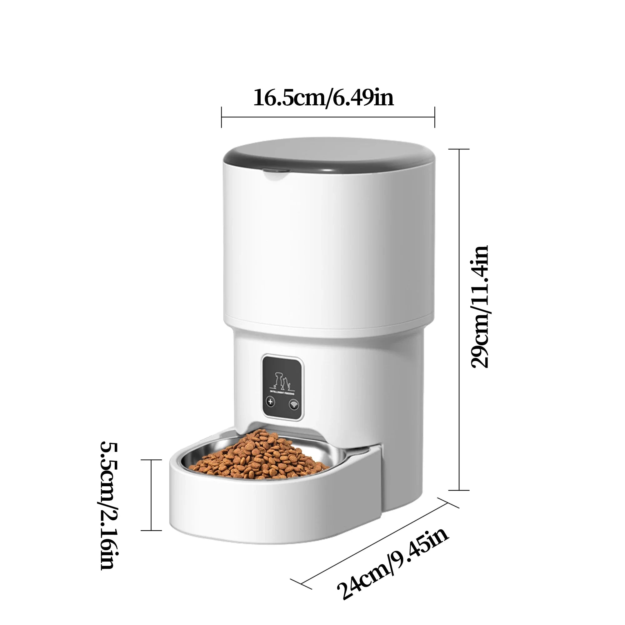Smart Pet Feeder 4L Automatic Cat Dog Food Dispenser Bowl - Majestic Pet Kingdom