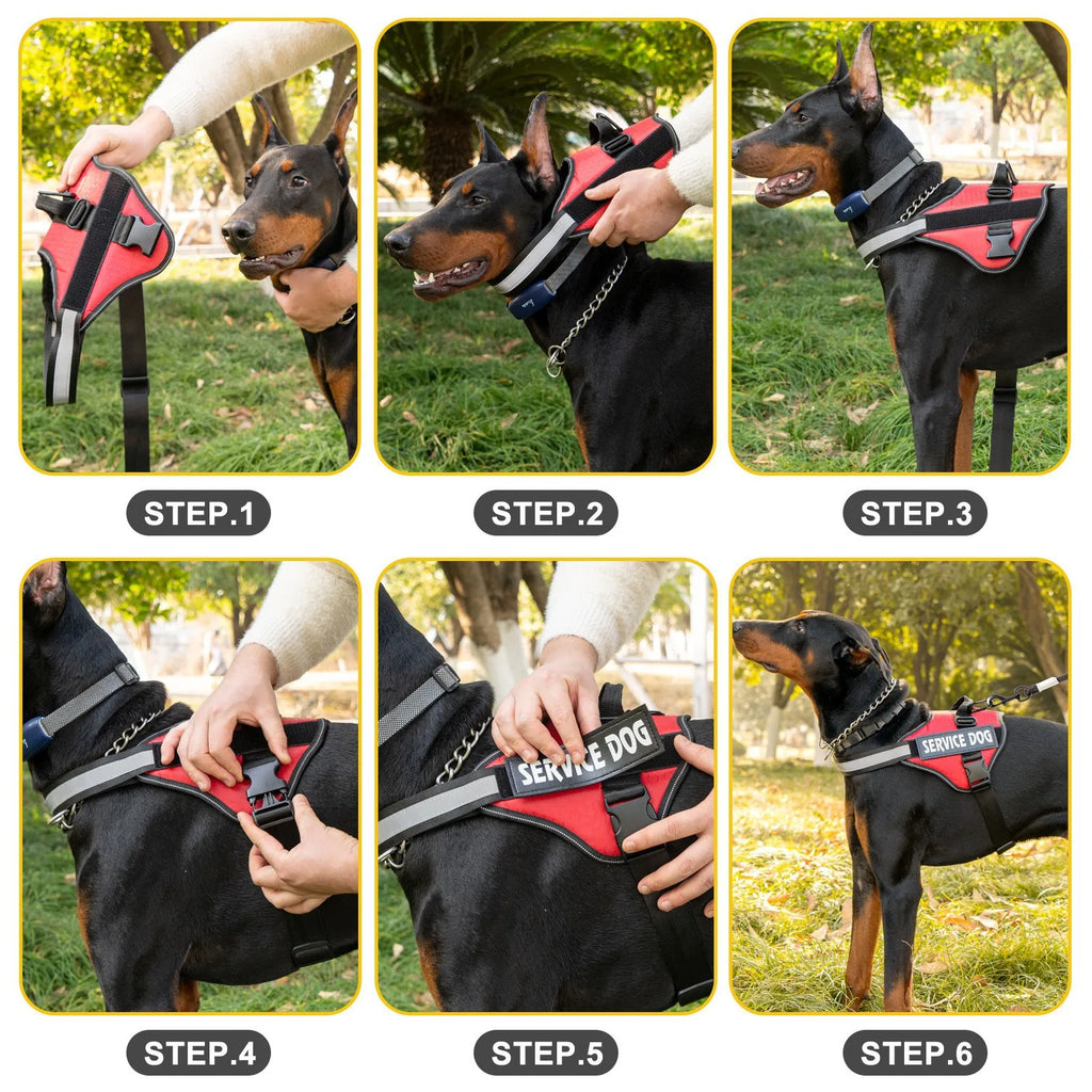 Chest Strap Dog Vest Harness Medium and Large Dog Border Collie Golden Hair Bucket Explosion proof Flushing Dog Harness - Majestic Pet Kingdom