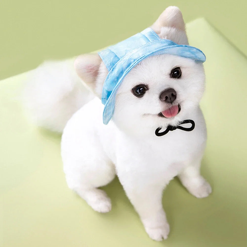 Breathable Pet Sun Hat | Cooling Shade for Small Dogs and Cats