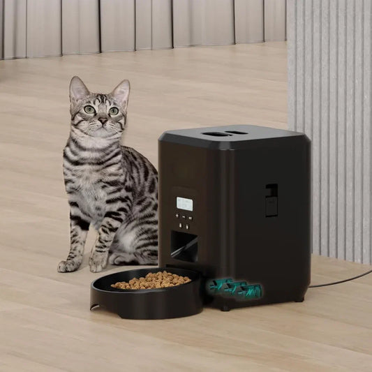 Smart Pet Feeder Automatic Cat Feeder Dog Slow Food Machine With Timed Quantitative Automatic Cat Food Dispenser Cat Dog Bowl - Majestic Pet Kingdom