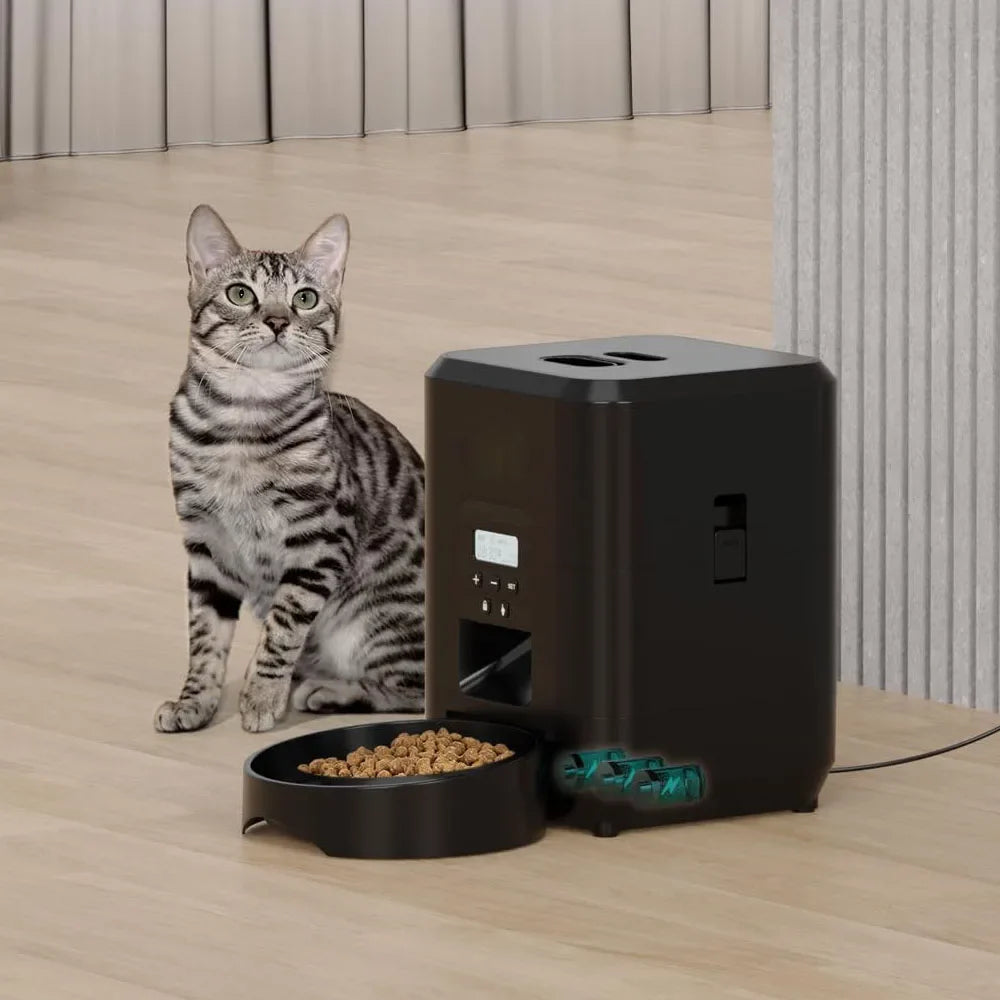 Smart Pet Feeder Automatic Cat Feeder Dog Slow Food Machine With Timed Quantitative Automatic Cat Food Dispenser Cat Dog Bowl - Majestic Pet Kingdom
