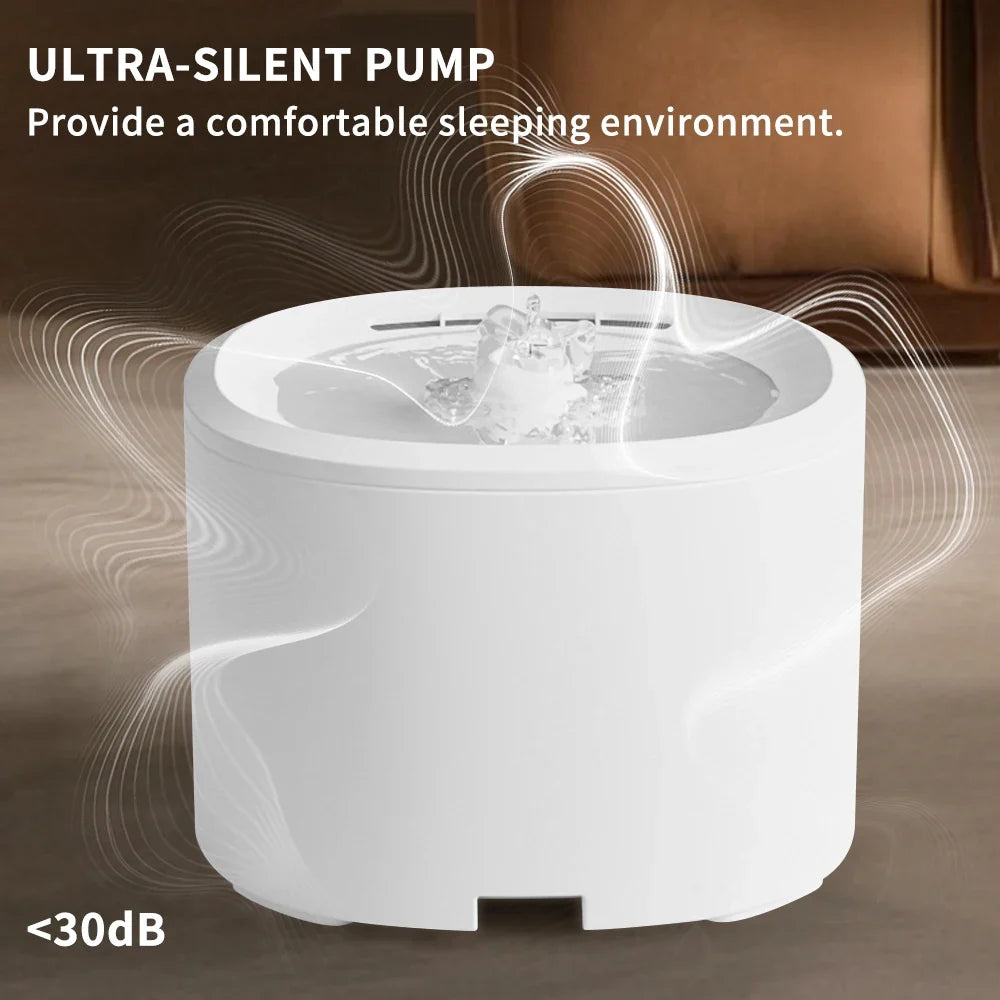 Majestic Pet Kingdom - 3L Automatic Pet Water Fountain with Ultra Quiet Pump and Circulating Filtration for Cats and Dogs View 2