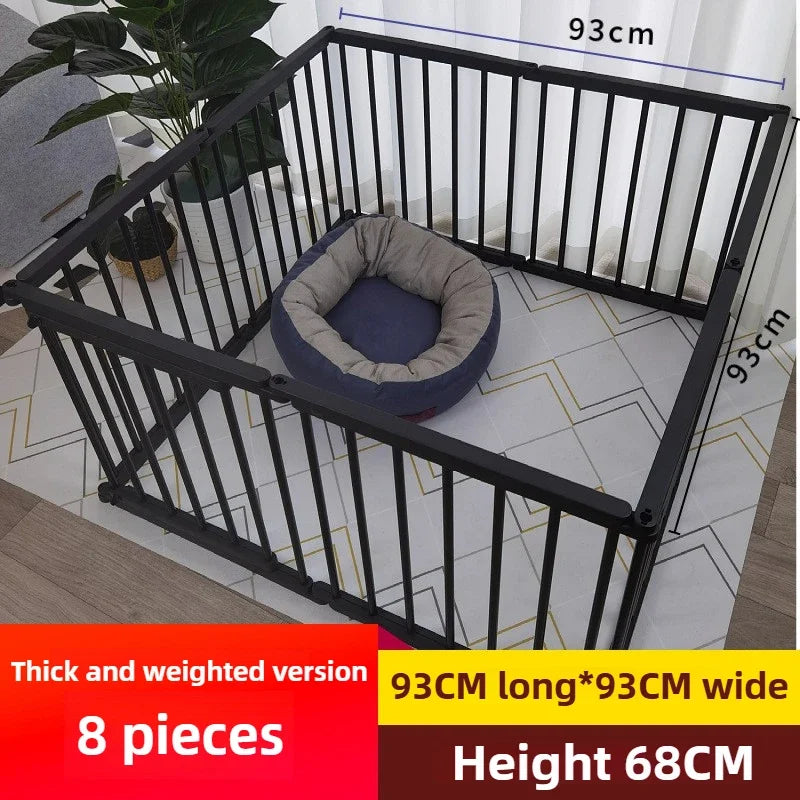 68CM in High Dog Fence Barrier Indoor DIY Poodle Teddy Fences Freely Combined Thickened Rabbit Cage Spliced Pet Guardrails - Majestic Pet Kingdom