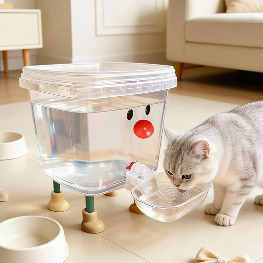 3/5L Automatic Pet Water Dispenser Smile Face Auto Cat Dog Fountain | Majestic Pet Kingdom™