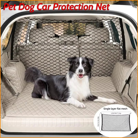 120X90CM Car Trunk Fence Pet Dog Isolation Protective Net Durable | Majestic Pet Kingdom™