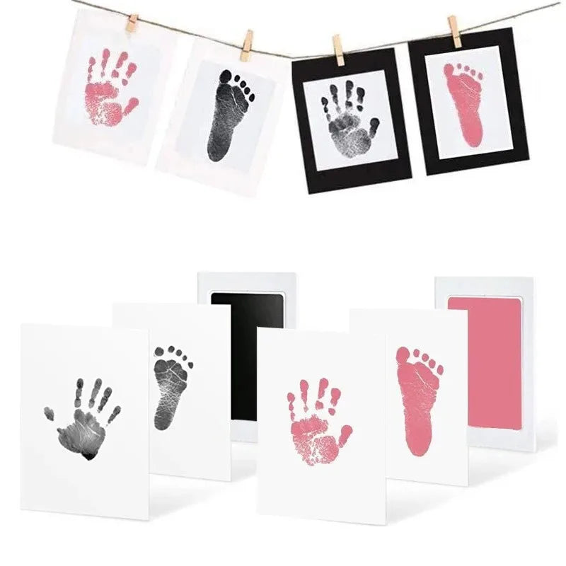 Pet Handprint Footprint Kit | No Touch Ink Pad for Cat Dog Paw Print Keepsake