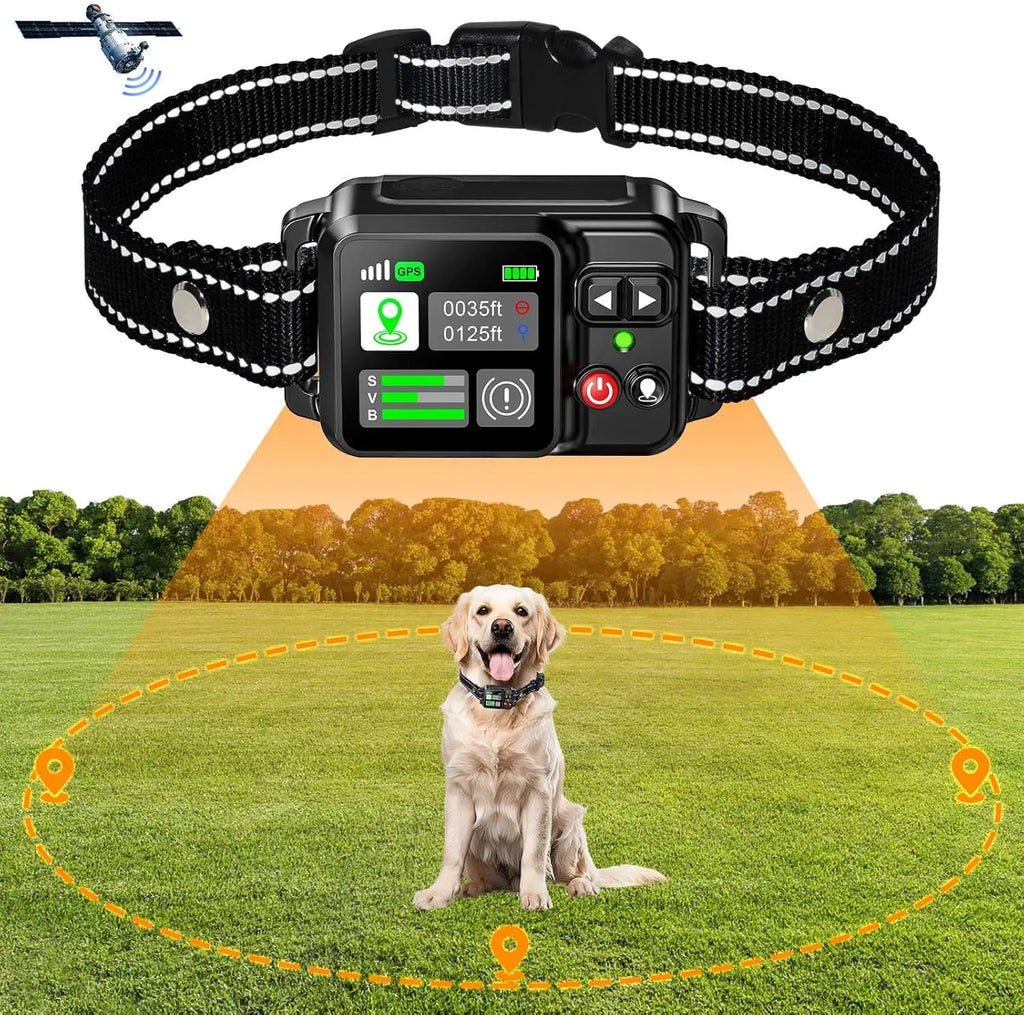 GPS Dog Fence Wireless Satellite Tech Electric Fencing System