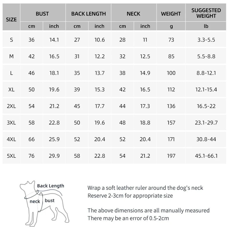 Winter Clothes for Dogs Warm Clothing Labrador Cotton Coat Harnesses Pet Products Clothes for Small Large Dog Reflective Stripe - Majestic Pet Kingdom