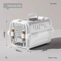Mobile Pet Carrier Plastic Wire Door Top or Front Loading Pets Up To 20LBS Fully Breathable Perfect for Traveling/Hiking/Camping