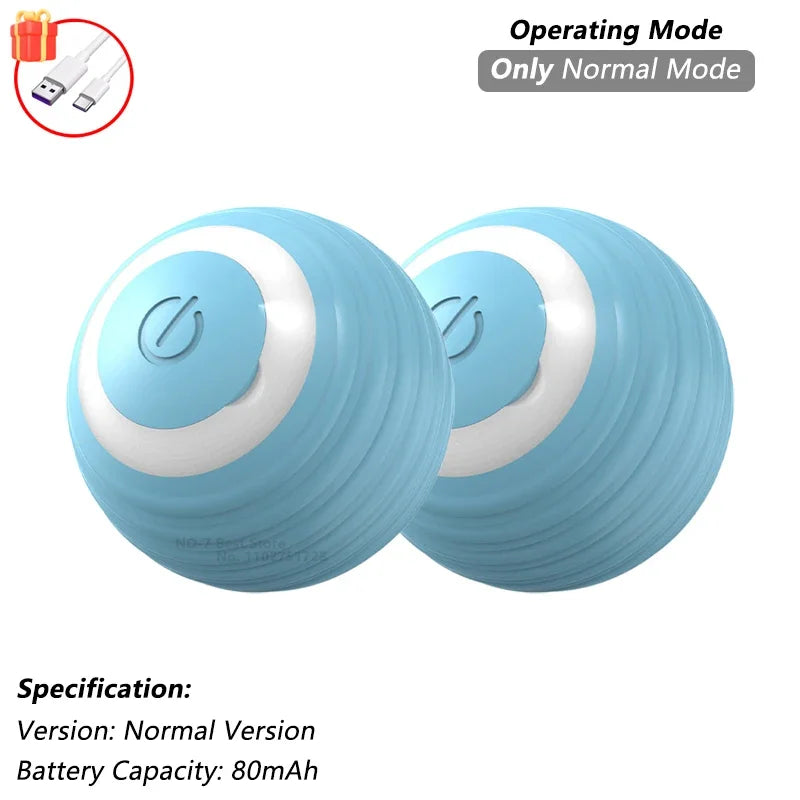 Interactive Smart Cat Toy Ball | Automatic Rolling Ball with Obstacle Avoidance