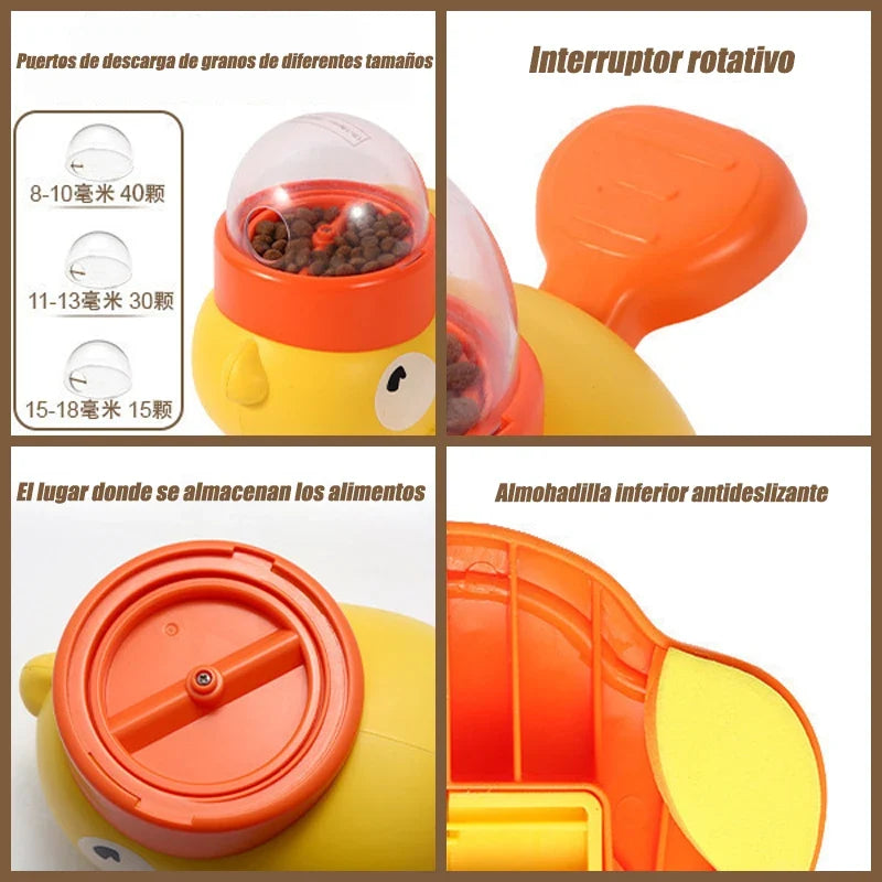 Interactive Cat Dog Toy Automatic Food Treat Dispenser Slow Feeder Puppy Training Game Toy Indoor Boredom Relief Pet Daily Gifts - Majestic Pet Kingdom