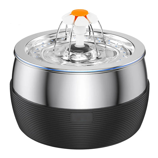 3L Auto Stainless Steel Cat Fountain 102 Oz Pet Water Dispenser Filter | Majestic Pet Kingdom™