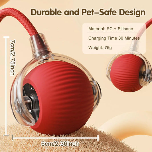 smart-cat-toy-ball-automatic-obstacle-avoidance-rolling-toy-luxury-view-2 | Majestic Pet Kingdom